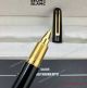 2018 Clone Montblanc M Marc Newson Rollerball Black & Gold Clip139 (5)_th.jpg